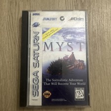 Myst (SEGA Saturn, 1995) Complete CIB W/Registration Card 