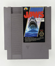 Jaws Nintendo NES Game Cartridge 1987 LJN Toys, Ltd. NTSC-U/C US/Canada