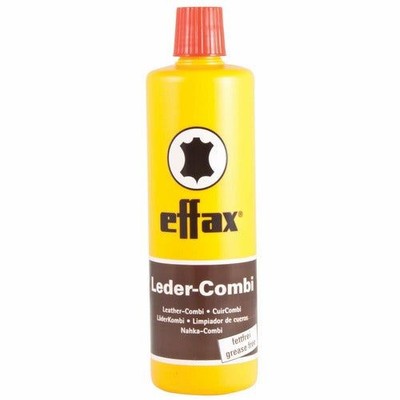 Effax Unisex's Leather Combi Bottle, Brown, 500ml