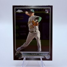 Adrian Martinez 2022 Topps Chrome Update #USC99 Rookie Oakland Athletics Card . rookie card picture