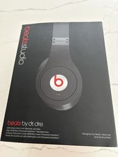 Beats by Dr. Dre Studio Over-Ear Headphones Black Headband Double Ear-Cup