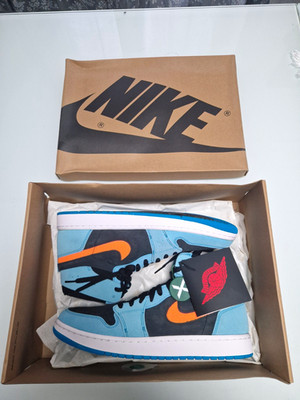 Air Jordan1  Zoom CMFT2 Bleached Aqua Bright Citrus Gr.47 STOCKX Echtheitgeprüft