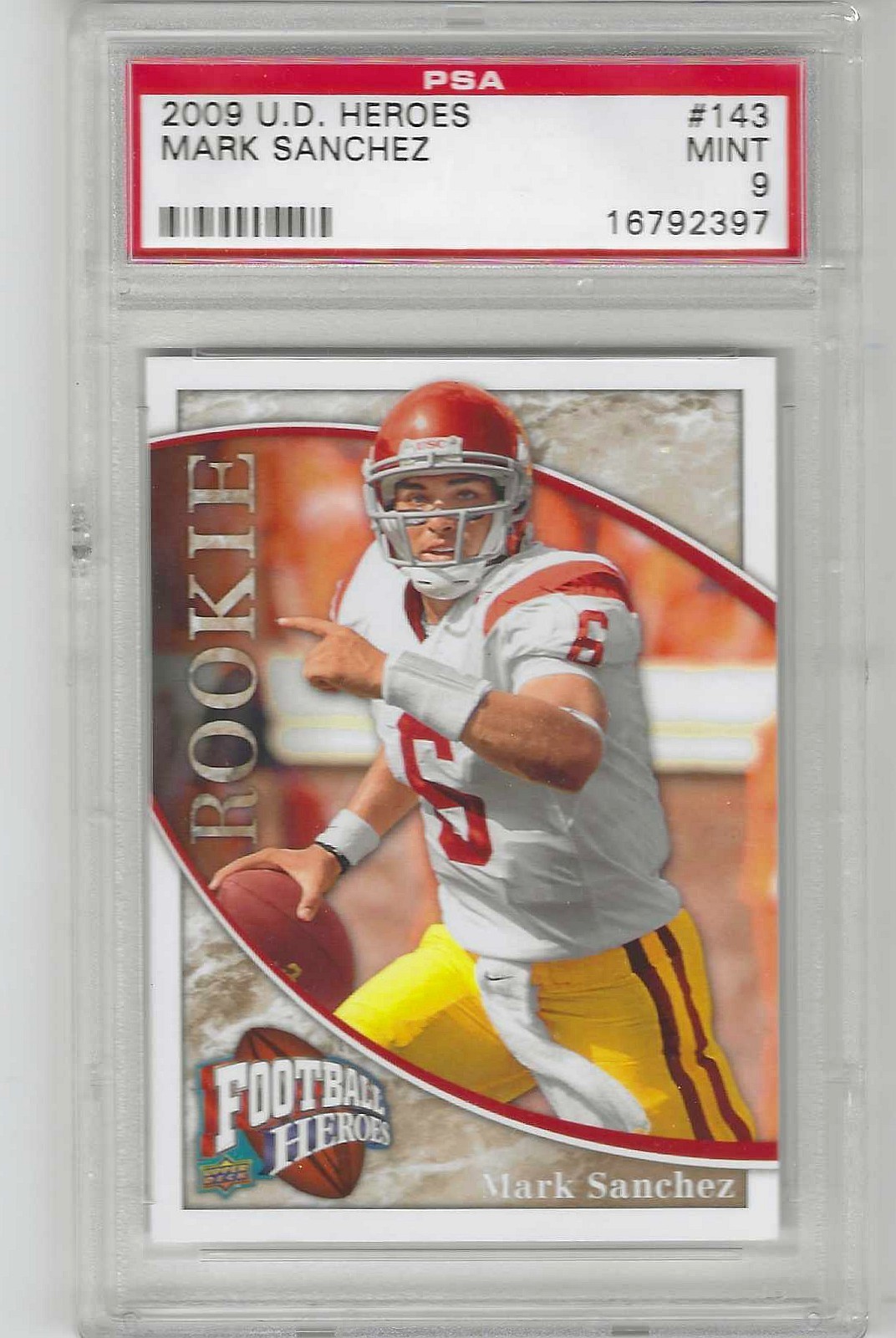 Mark Sanchez Upper Deck Heroes #143 Base