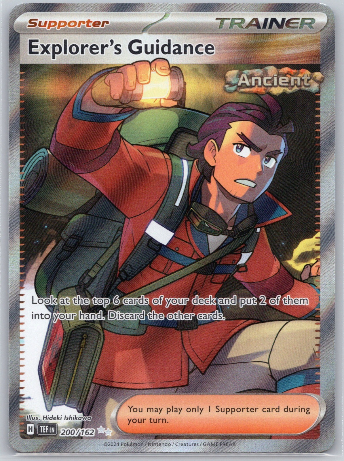 Explorer's Guidance 200/162 Ultra Rare SV05: Temporal Forces Pokemon TCG NM