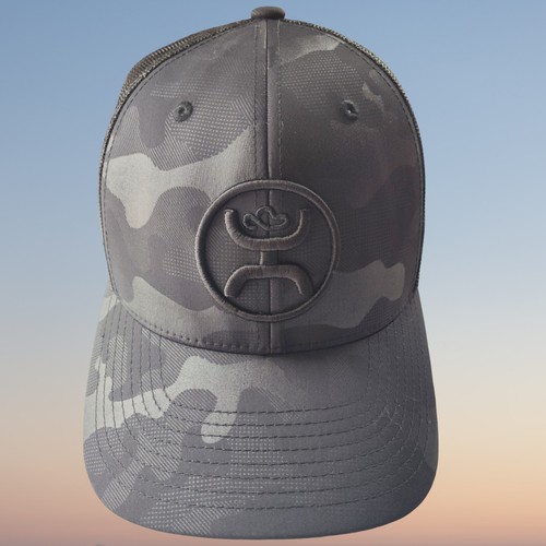 Hooey Cowboy Golf Black Camouflage Mesh SnapBack Trucker Hat.