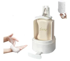Bar Soap Grinder Dispenser, Wall Mounted Adjustable Powder Dispensing
