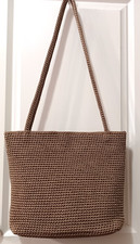 THE SAK Beige/Cream Crochet Knit Crossbody Ba...
