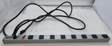 Tripp Lite PS240810 8 Outlet Power Strip 10ft Cord 120V 15A - Damaged Cover