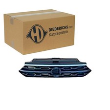DIEDERICHS KÜHLERGRILL KÜHLERGITTER CHROM/SCHWARZ passend für VW T-ROC | 2240940