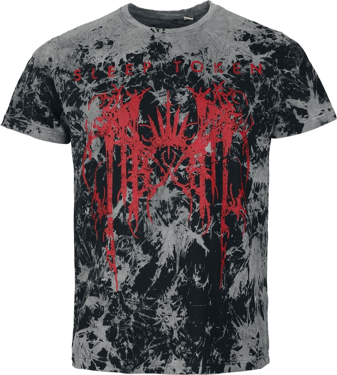 Футболка с символикой Sleep с логотипом Herren schwarz/grau Band-Товары, Группы