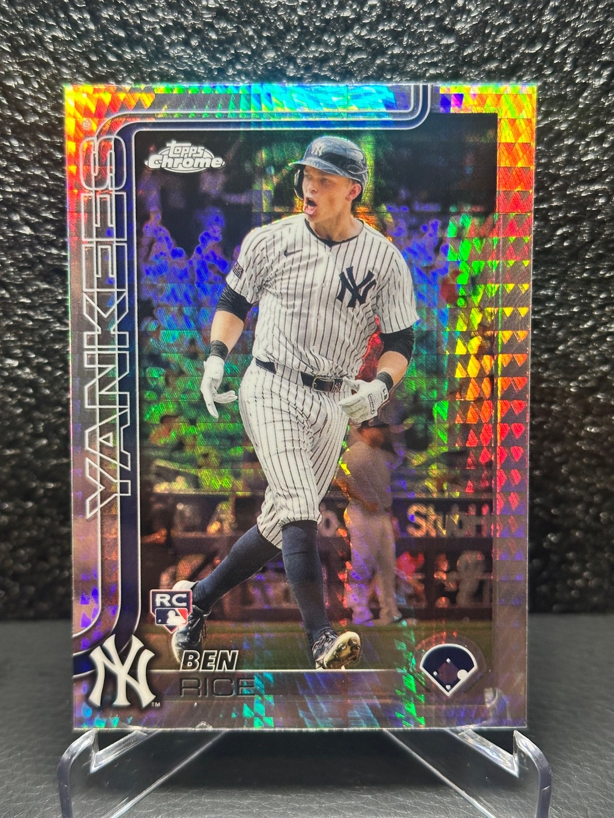 2025 Topps Chrome - Ben Rice #139 Prism Refractor (RC)