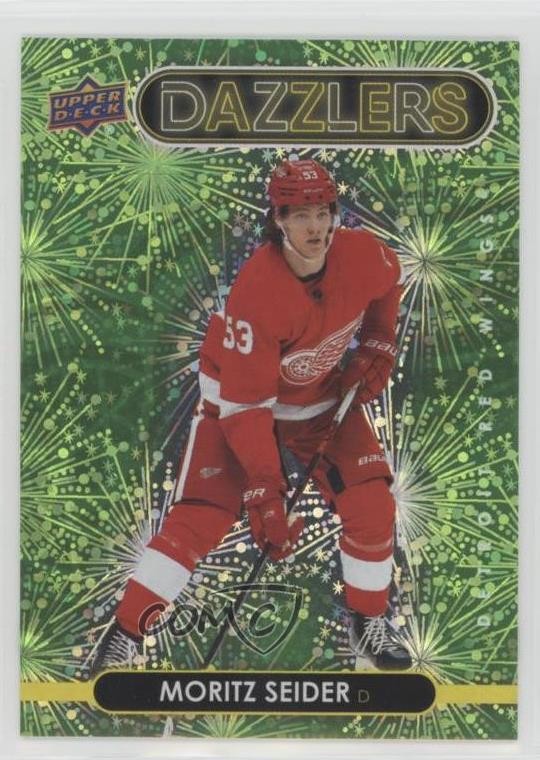 2021-22 Upper Deck Series 2 Dazzlers Green Moritz Seider #DZ-67 Rookie RC 13dl