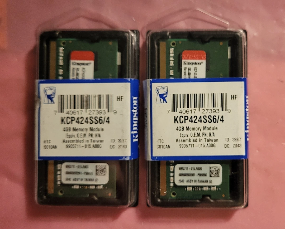 Kingston Memory with 2 Modules and 260 Pins for sale | eBay