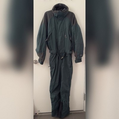 Vintage 1990s CB Sports Assault Fulton II Ski Snow Suit One-Piece Large Green