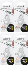 Nite Ize Figure 9 Rope Tightener, Small - Aluminum (4-Pack)