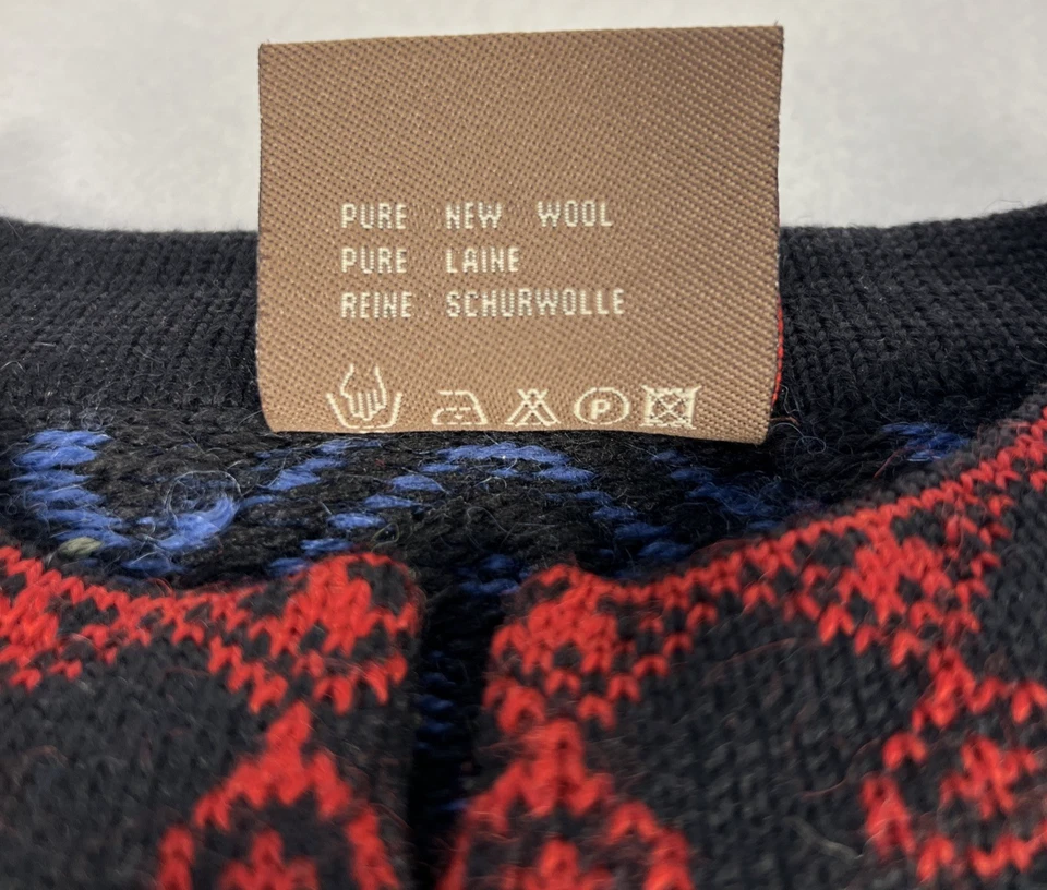 Suéter De Colección Dale of Norway Christiania Pura Lana Nueva Plata Filagree Cierres Lg Foto 4 de 4