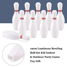 19cm Luminous Bowling Ball Set Kid Indoor Outdoor Party Game Toy Gift.