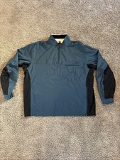Nike Golf Jacket Men's L Large Blue Pullover Polyester Storm Fit