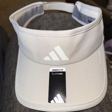 Adidas Hat Visor Strap Back Womens One Size Beige Superlite 3 ClimaCool Golf NWT