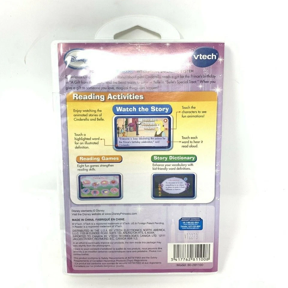 VTech V.Reader Disney Princess V Reader Belle’s Sp - Image 2 of 2