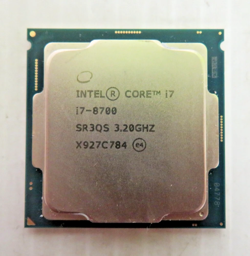 Intel Core i7-8700 Processor Model Computer Processors LGA 1151