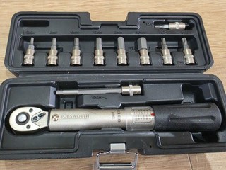 Jobsworth Pro Bicycle Torque Wrench Set 2 24Nm 1/4" Road Hybrid Gravel or MTB