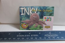 BEANIE BABIES TRADING CARD  SERIES II -Inky the Tan Octopus #4028 Free Shipping