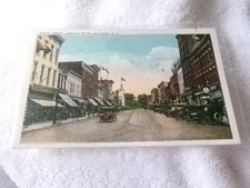 RED BANK,NEW JERSEY-1916-BROAD STREET-STORES-COLOR POSTCARD