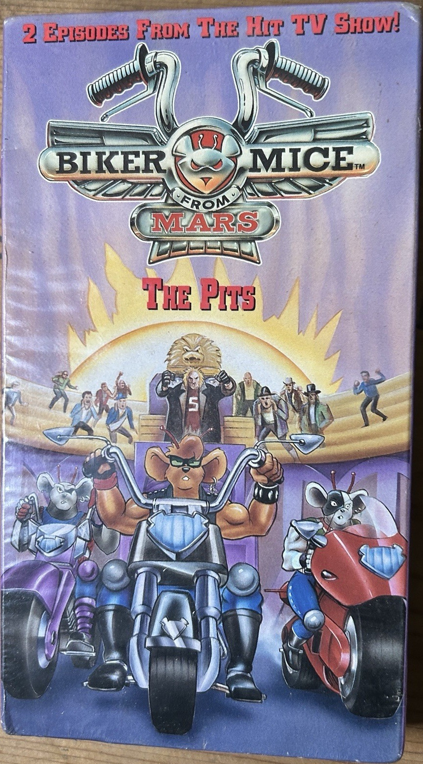 Biker Mice From Mars: The Pits VHS (1990s) Rare Cartoon Vintage Video Tape