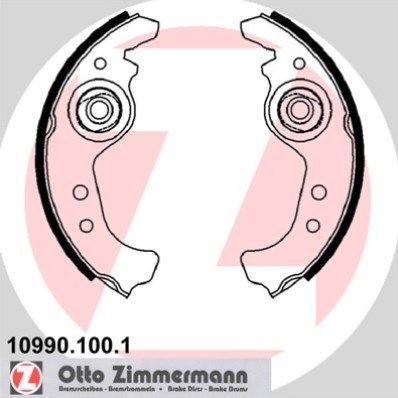 Zimmermann Bremsbackensatz 10990.100.1 FüR Abarth Autobianchi FSO Innocenti-image