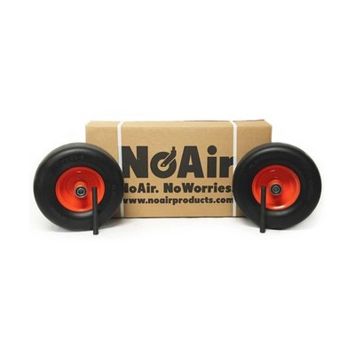 NoAir  (2) Flat Free Tire Assemblies 11x6.00-5 Fits Bad Boy MZ Magnum 022-8