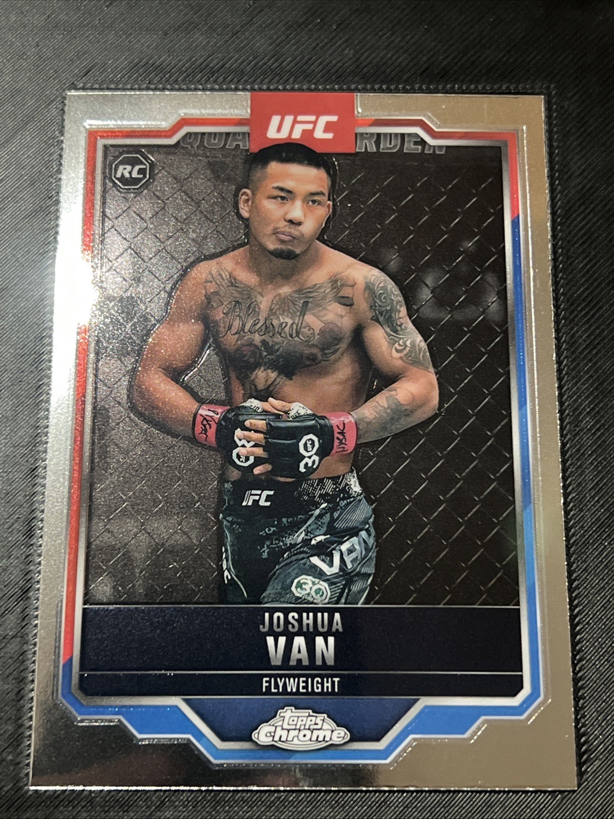 2025 Topps Chrome UFC - Joshua Van #136 (RC)-NM