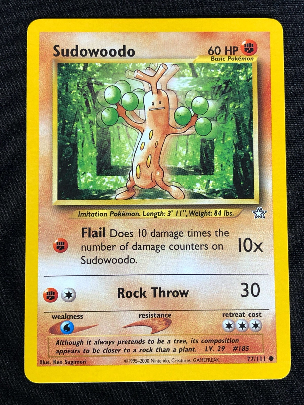 Pokemon Sudowoodo 77/111 Common (NM)