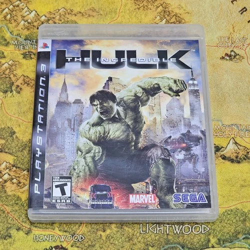 The Incredible Hulk (Sony PlayStation 3, 2008) PS3 CIB Complete