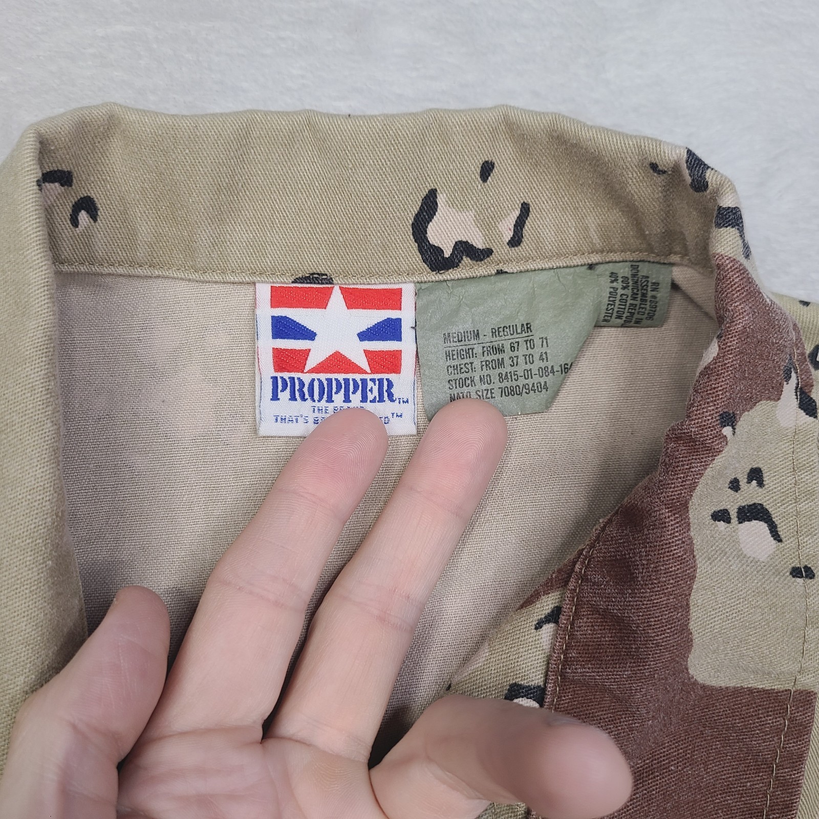 Propper Combat Jacket Size Medium Desert Chocolat… - image 3