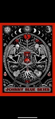 STURGILL SIMPSON JOHNNY BLUE SKIES GLOW IN DARK POSTER - ALLSTATE