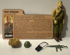 Vintage 1983 GI Joe First Sergeant Duke v1 Figure 100 COMPLETE ARAH
