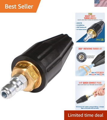 #ad #ad Karcher Turbo Nozzle 4000 5000 PSI 360° Rotating Spray for Power Washer 1 4... $181.97