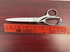 Vintage Wiss Chrome Zig Zag Plinking Shears Scissors USA Dress Maker Shears
