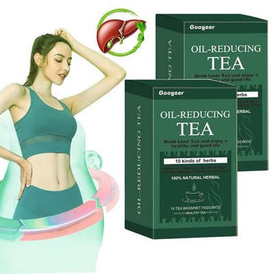 Oil-Reducing Tea-10 Herbal with Excellent Formula, Oil Cleansing Tea for Liver