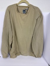 Mcintosh & Seymour Vintage Rugby Sweatshirt Mens 2XL Tan Soccer USA Made Crew P1