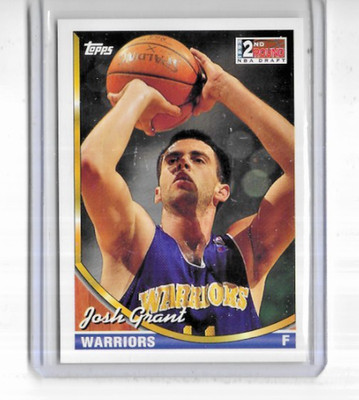 1993/94 Topps #298 Josh Grant Golden State Warriors 2nd Round NBA Draft