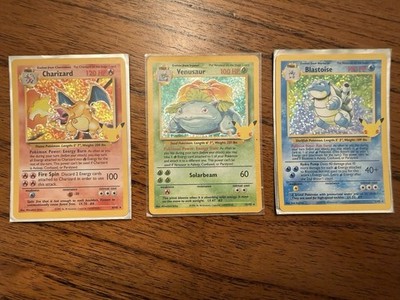川*樹様 ポケモンカード　 25th anniversary collectio Pokémon 25th Anniversary Celebrations Charizard, Blastoise