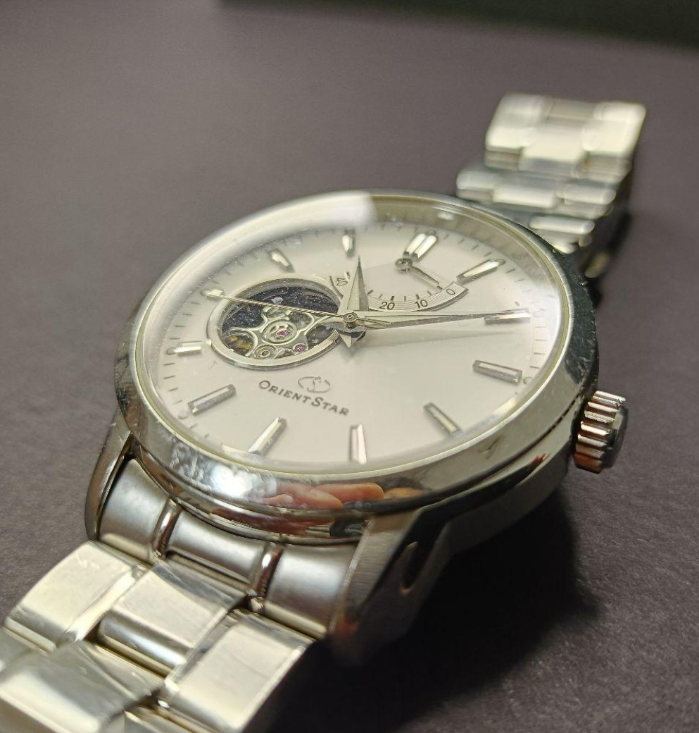 Running Orient Star Open Heart Automatic Watch Me… - image 3