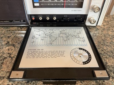 Realistic 8-バンドラジオ 12-751A 動作品 Vintage Realistic Astronaut 8 Multi Band Shortwave Radio FM Am Sw1