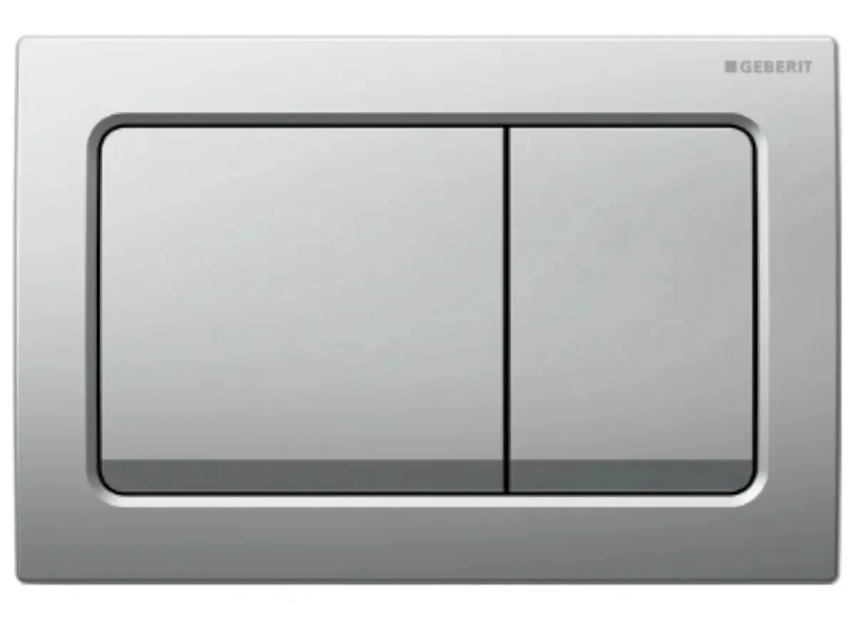 Alpha30MC Geberit flush plate Matt Chrome