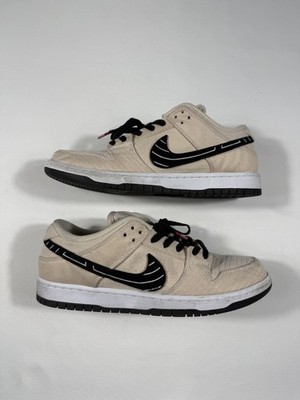 Nike SB Dunk Low Pro Shoes Mens Size 10 Albino & Preto Jiu-Jitsu FD2627-200