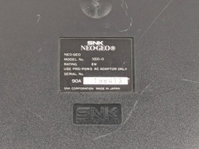Neo Geo AES Console NEO-0 SNK Joystick Controller AC Adapter Tested Japan