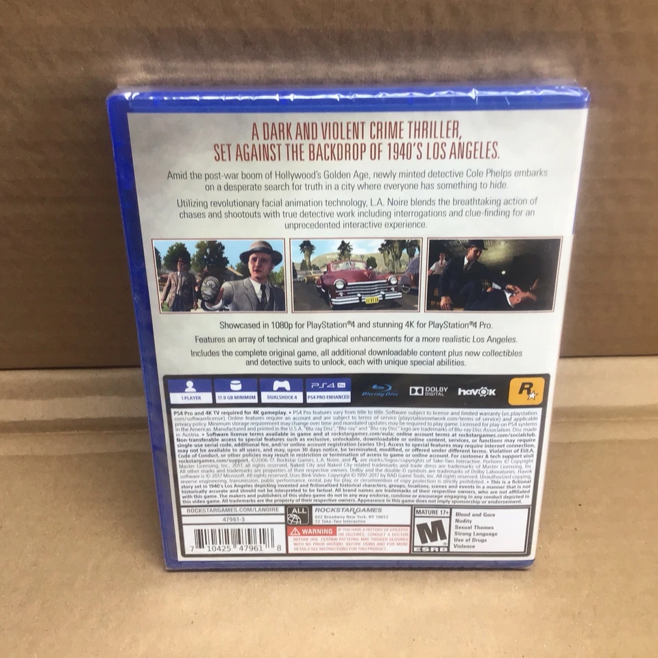 L.A. Noire - Sony PlayStation 4 - Image 2 of 3