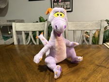 Disney Parks Figment 15" Purple Dragon Soft Stuffed Plush Character